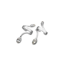 Laden Sie das Bild in den Galerie-Viewer, Earcuff like a snake silver / Ohrverzierer für Damen