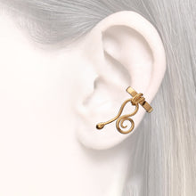 Load image into Gallery viewer, goldplated earcuff