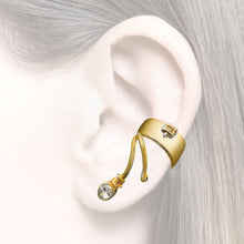 Laden Sie das Bild in den Galerie-Viewer, Earcuff two arms so simple - gold / Ohrverzierer für Damen