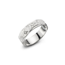 Load image into Gallery viewer, women´s silver ring, whitened silver
