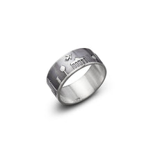 Load image into Gallery viewer, silverring with motives of Berlins most popular sights, unisex