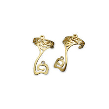 Load image into Gallery viewer, earcuffs gold-plated Egyptian style