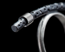 Load image into Gallery viewer, women´s gemstone ring, oxidized, white zirkonia