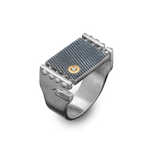 Laden Sie das Bild in den Galerie-Viewer, men´s silverring modern design