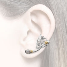 Load image into Gallery viewer, women´s earcuff white Zirconia