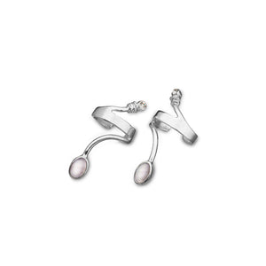 women´s earcuff silver with pearl
