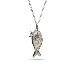 Fish royal / necklace with pendant for women