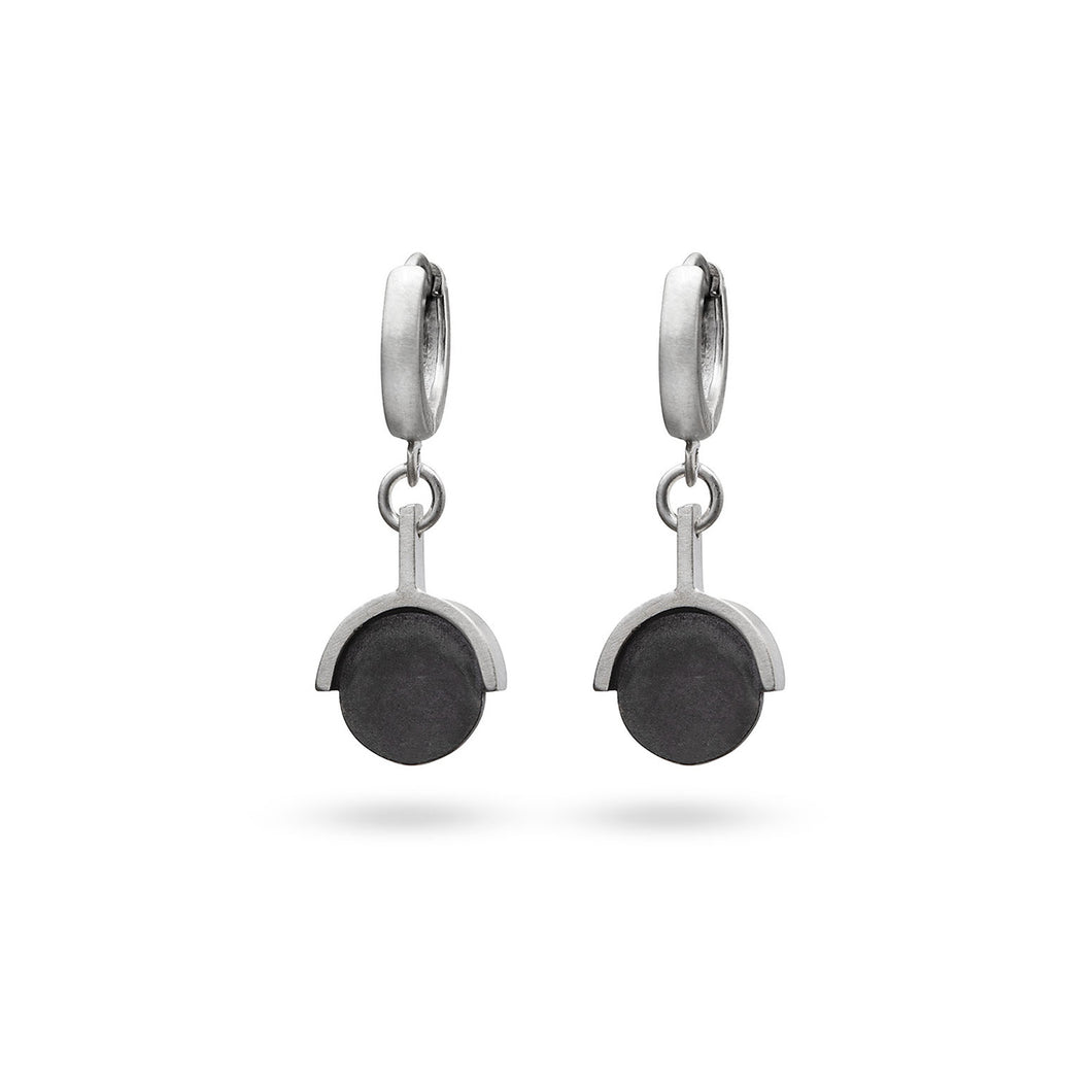 silver creoles for women