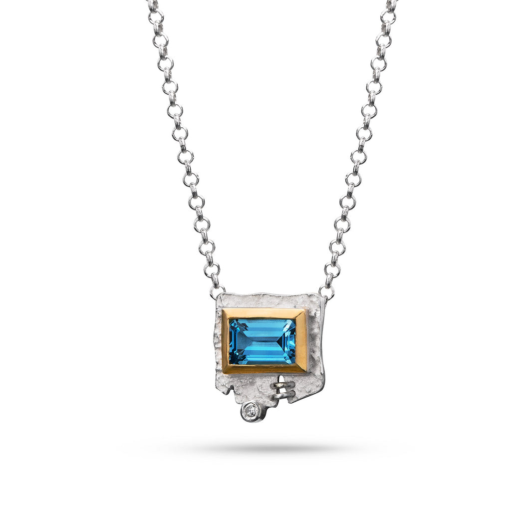 Tiny shiny wonder pendant / Edelsteinkettenanhänger für Damen