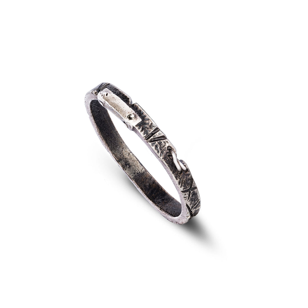 Improvisation ring / silverring for men