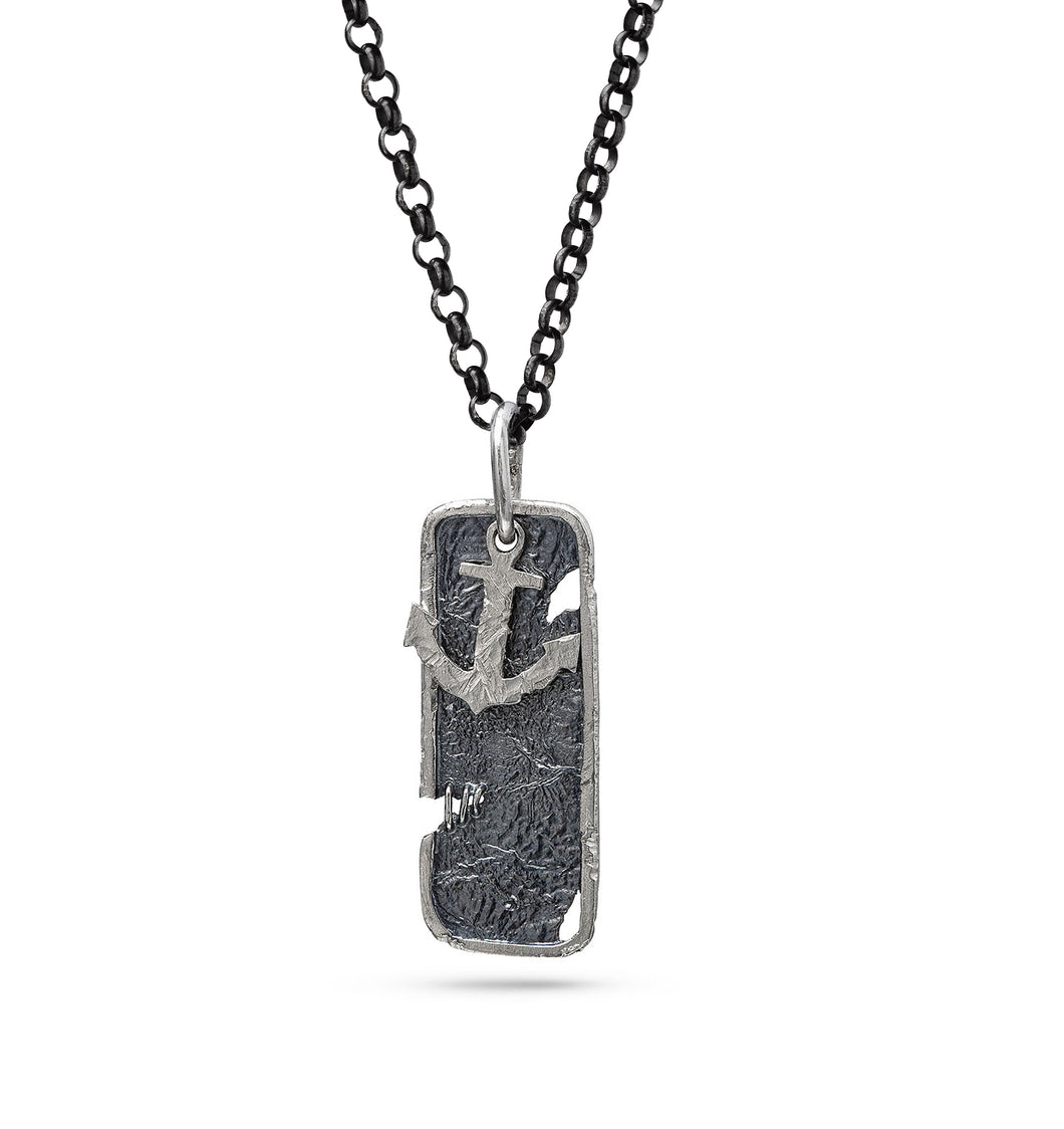 Back to the anchor / Vintage Design Herrenanhänger
