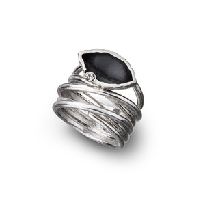 Warp ring with forage cup oxidized