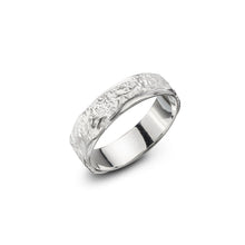 Load image into Gallery viewer, women´s silver ring, whitened silver
