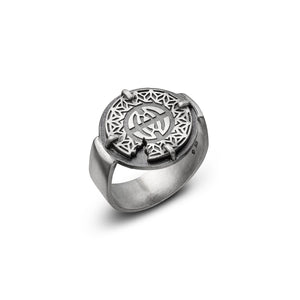 silverring for men, oxidized