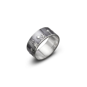 silverring with motives of Berlins most popular sights, unisex