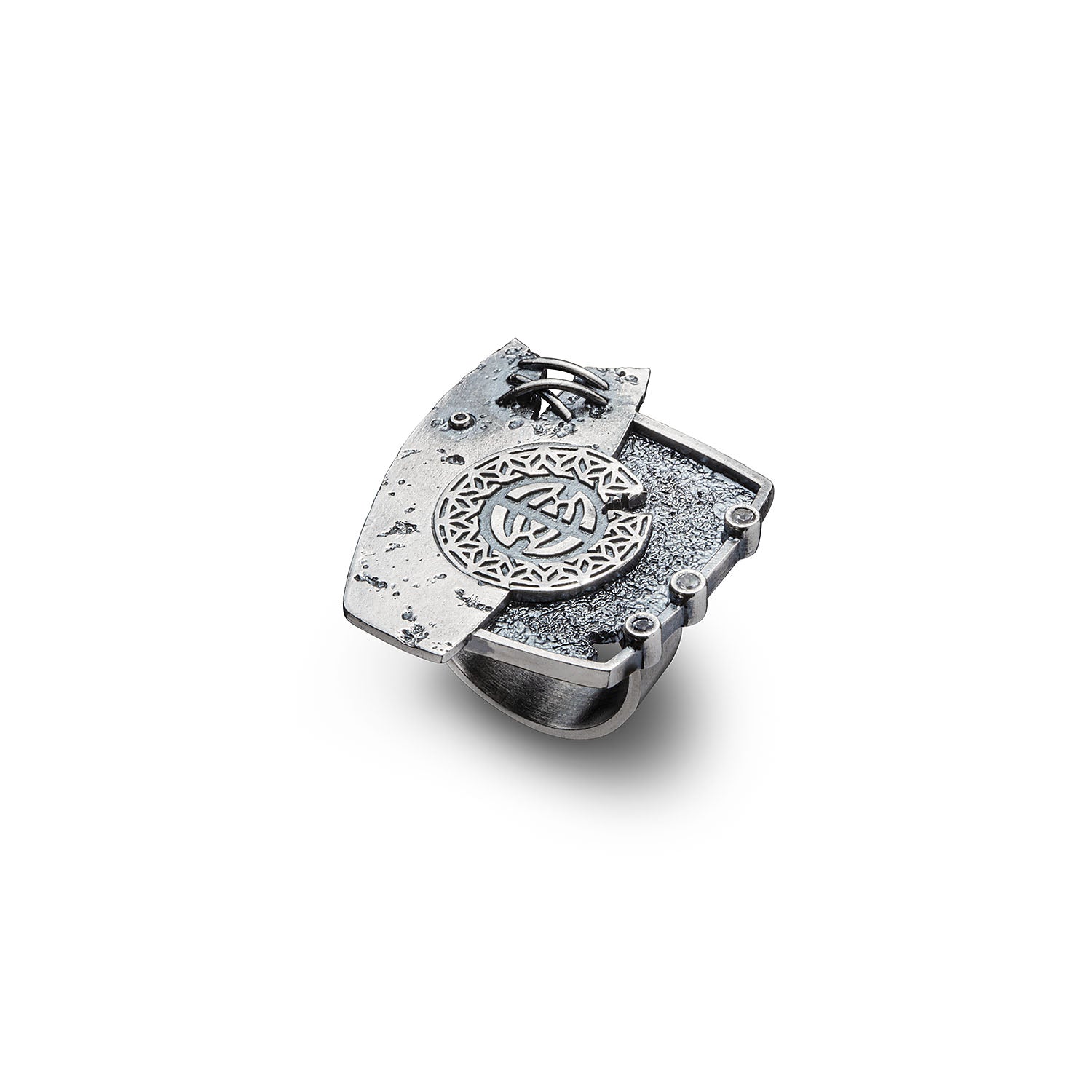 Brittle treasure - ring / Edelsteinsiegelring