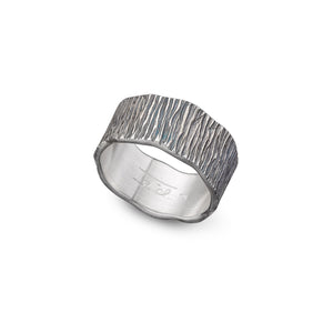 women´s ring oxidized silver