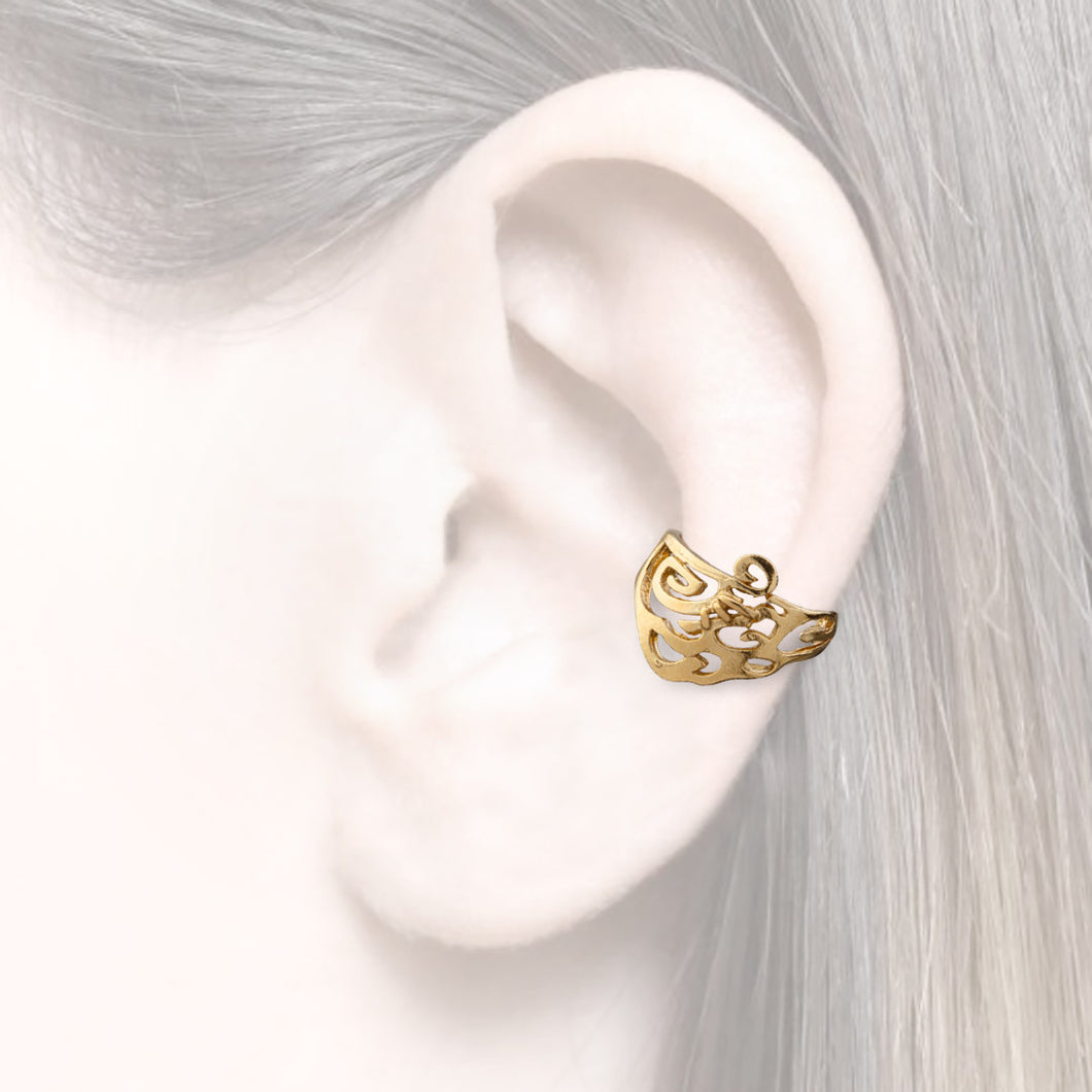 earcuff gold-plated Egyptian style